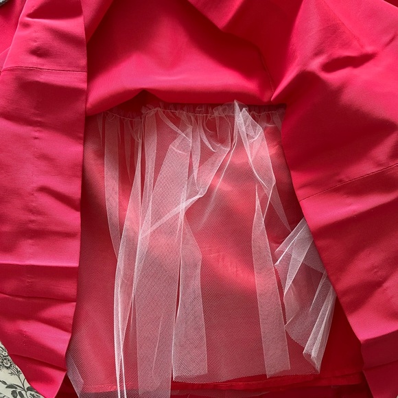 J Crew Size 0 Pink A-Line Midi Skirt - Picture 2 of 3